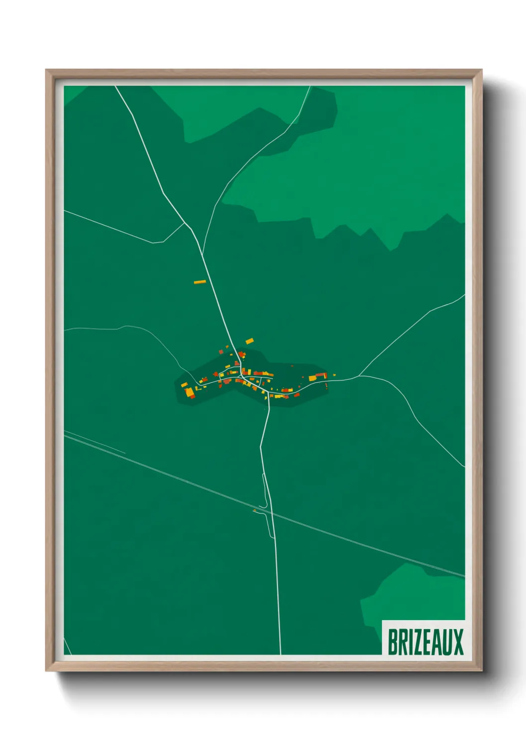 Un poster carteBrizeaux
