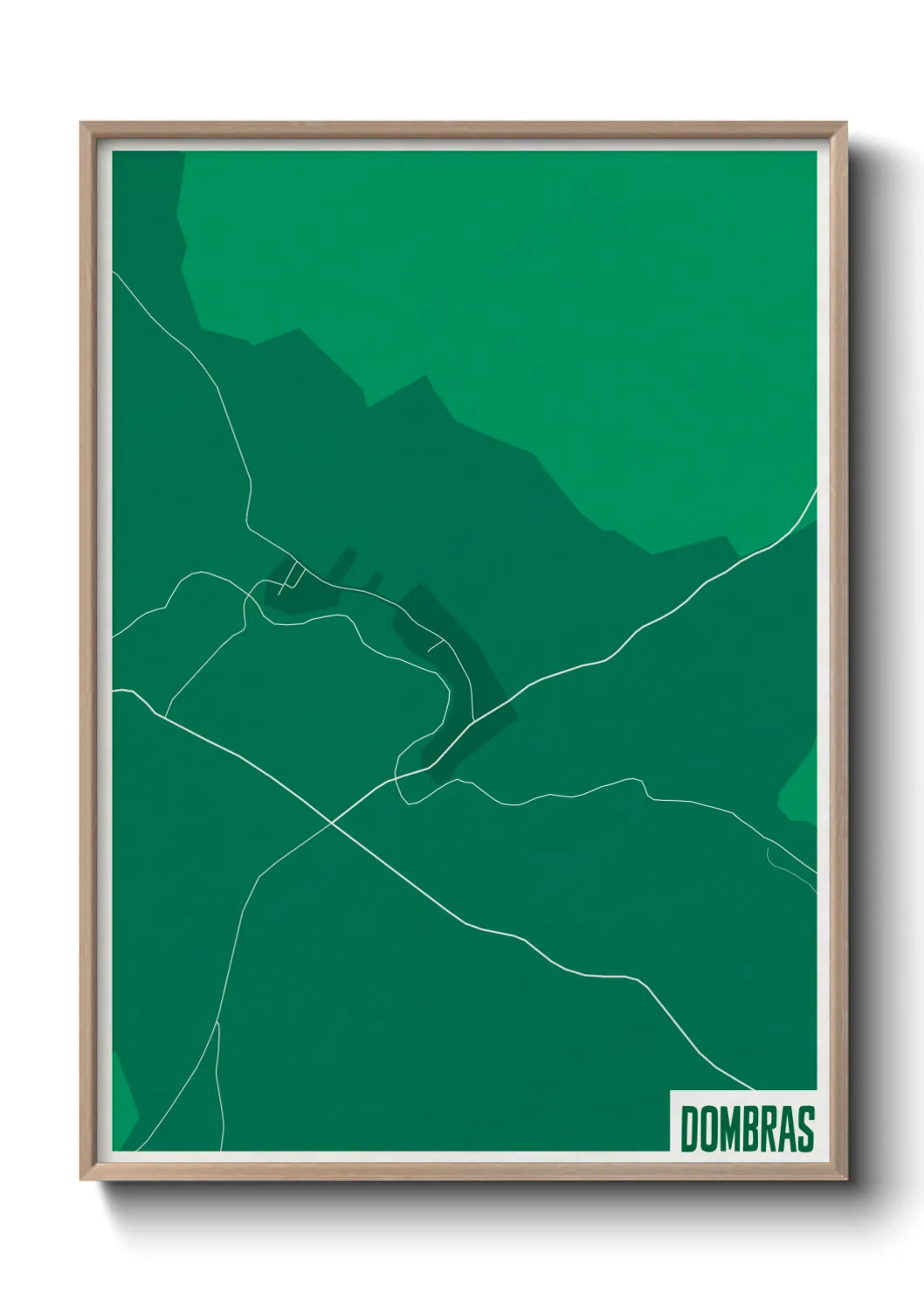 Une affiche de carte sur Dombras