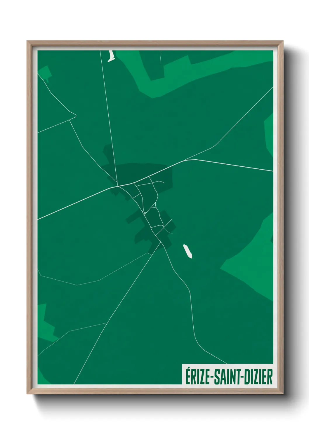 Un poster carteÉrize-Saint-Dizier