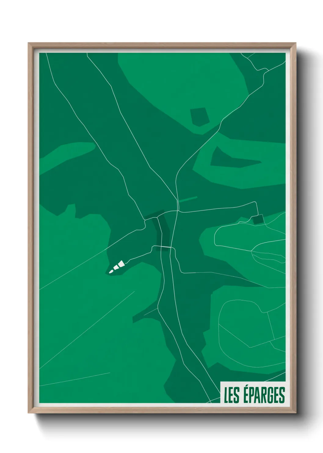 Une affiche de carte sur Les Éparges