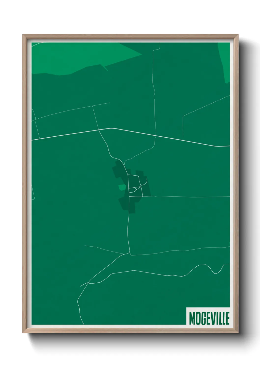 Une affiche de carte sur Mogeville