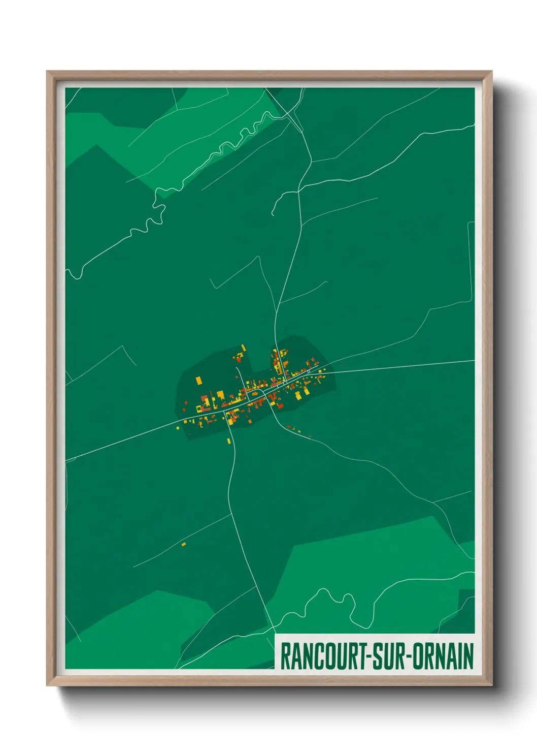 Un poster carteRancourt-sur-Ornain