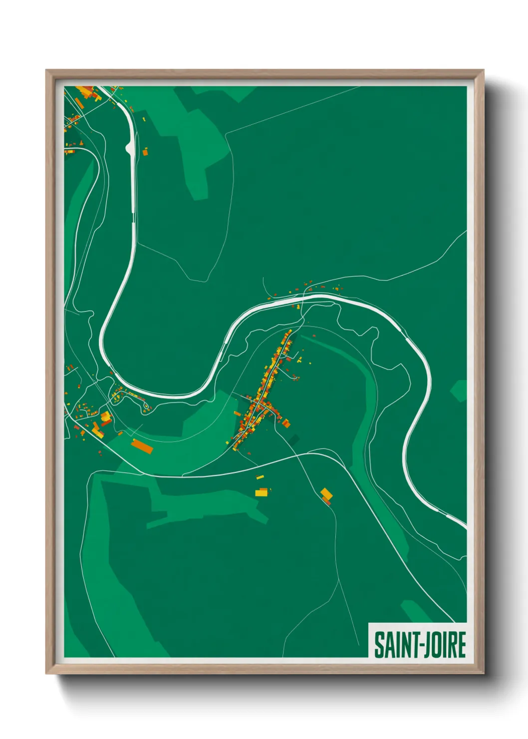 Un poster carteSaint-Joire