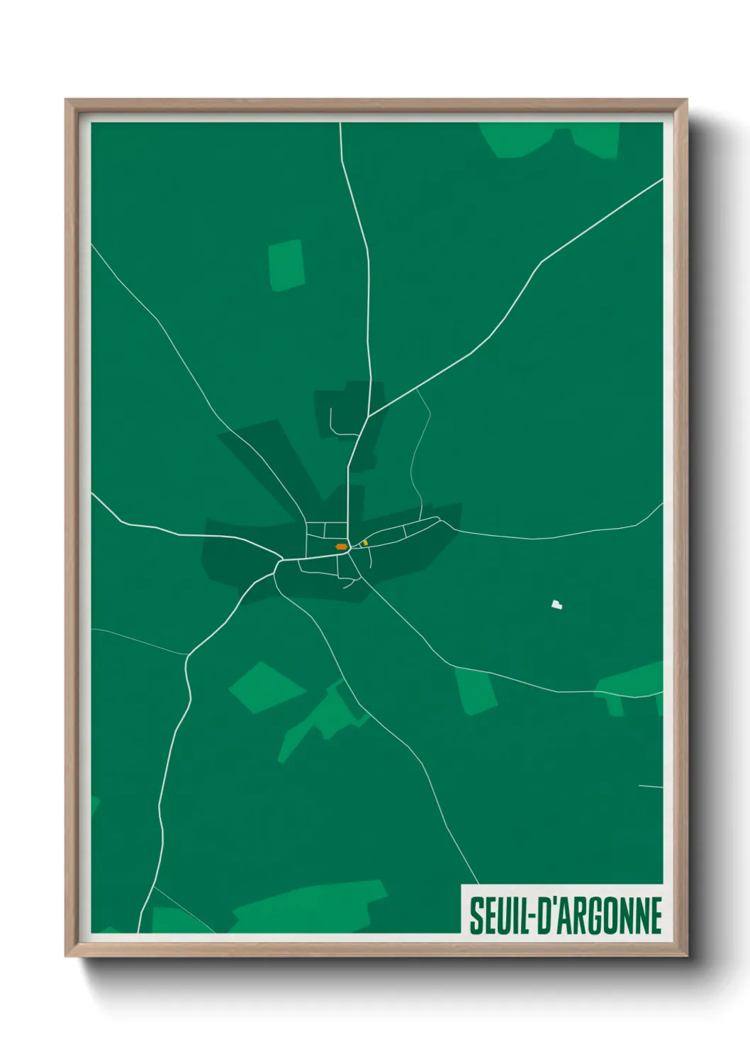 Une affiche de carte sur Seuil-d'Argonne