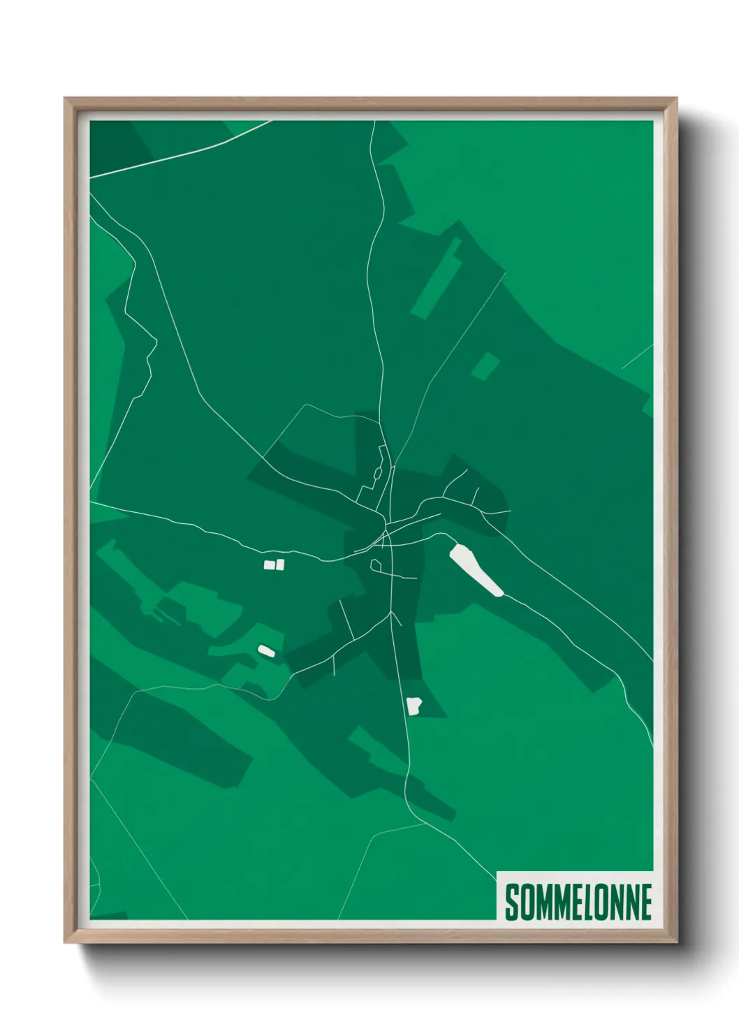 Une affiche de carte sur Sommelonne