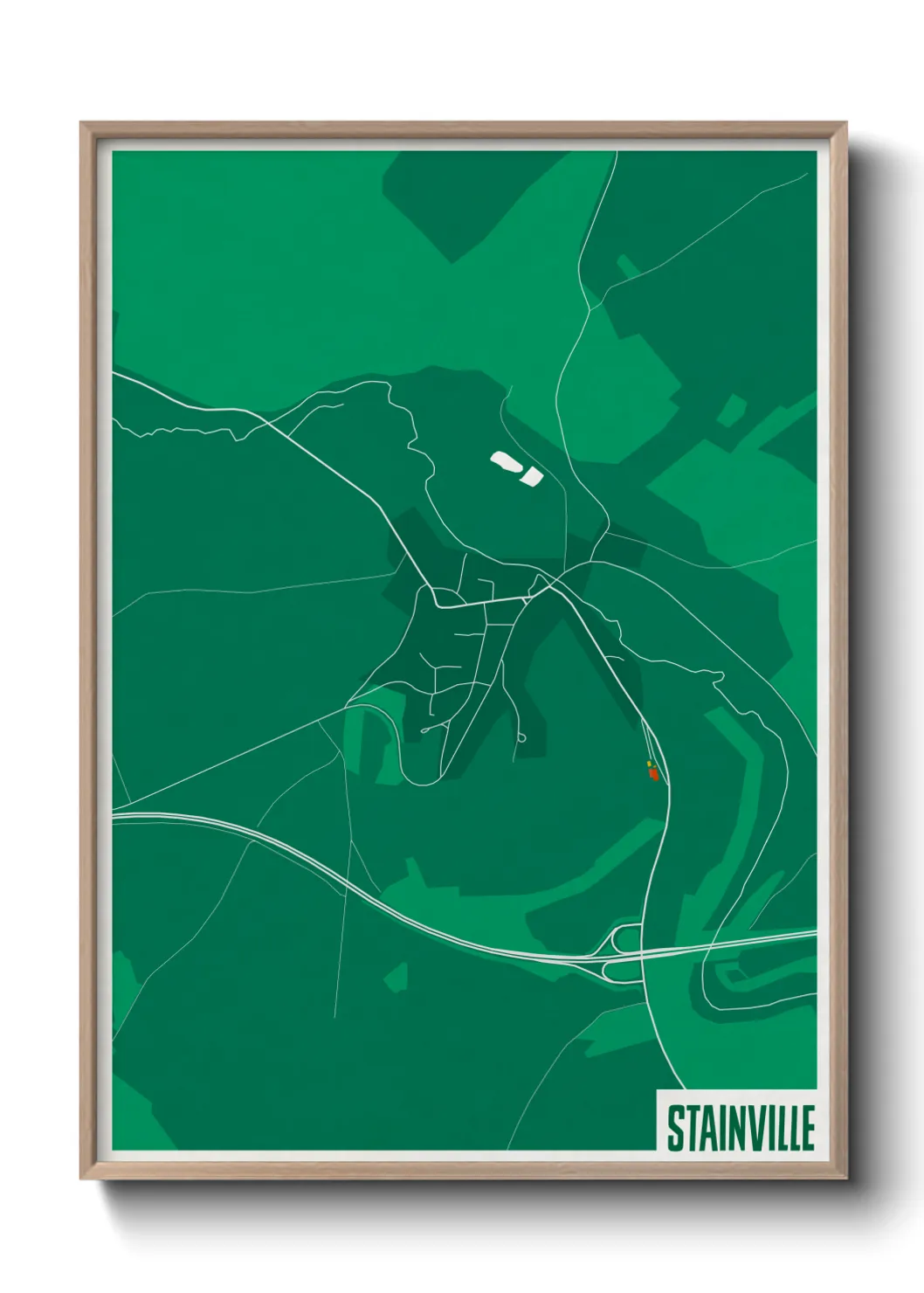 Une affiche de carte sur Stainville