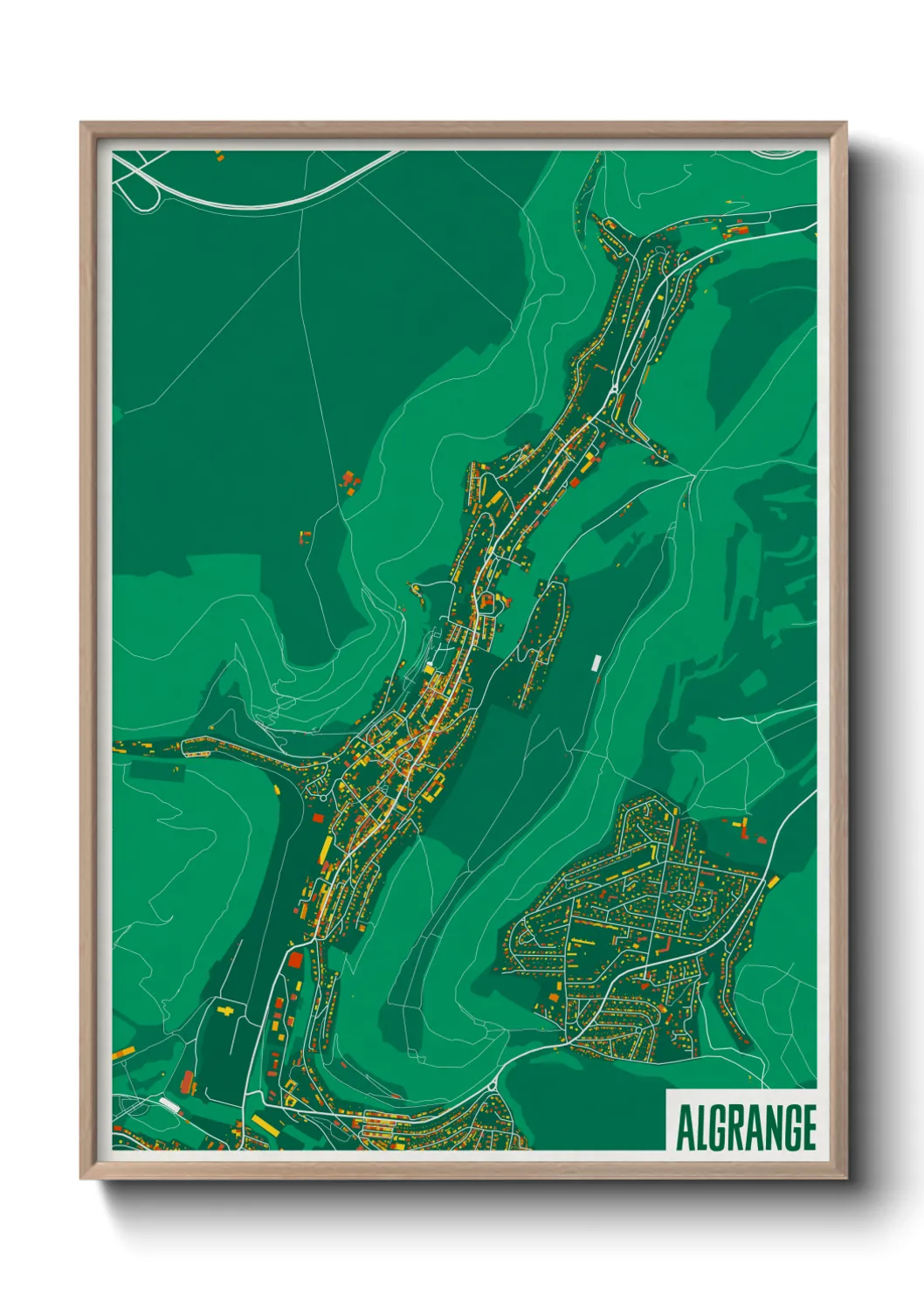 Un poster carteAlgrange