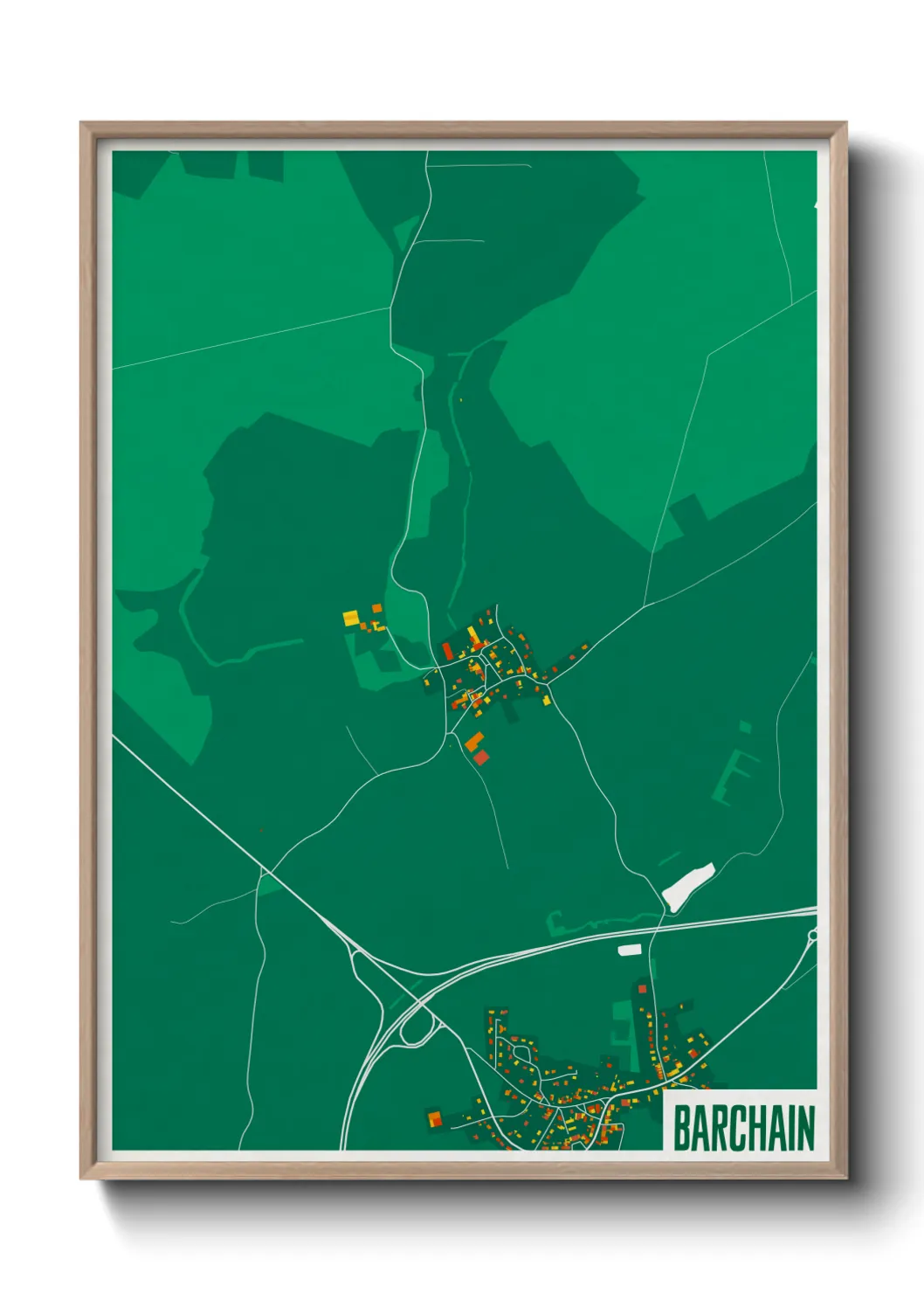 Une affiche de carte sur Barchain