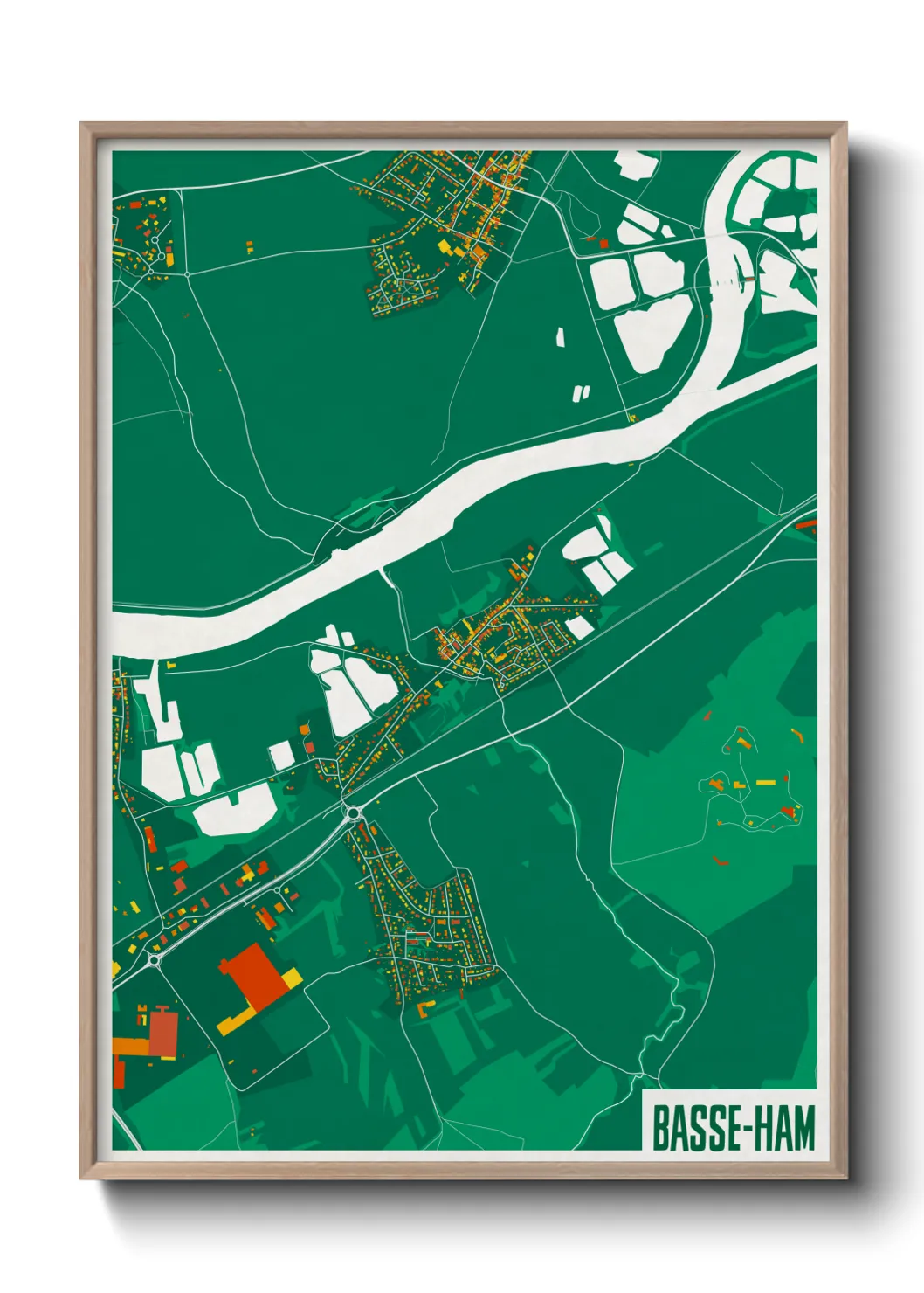 Un poster carteBasse-Ham