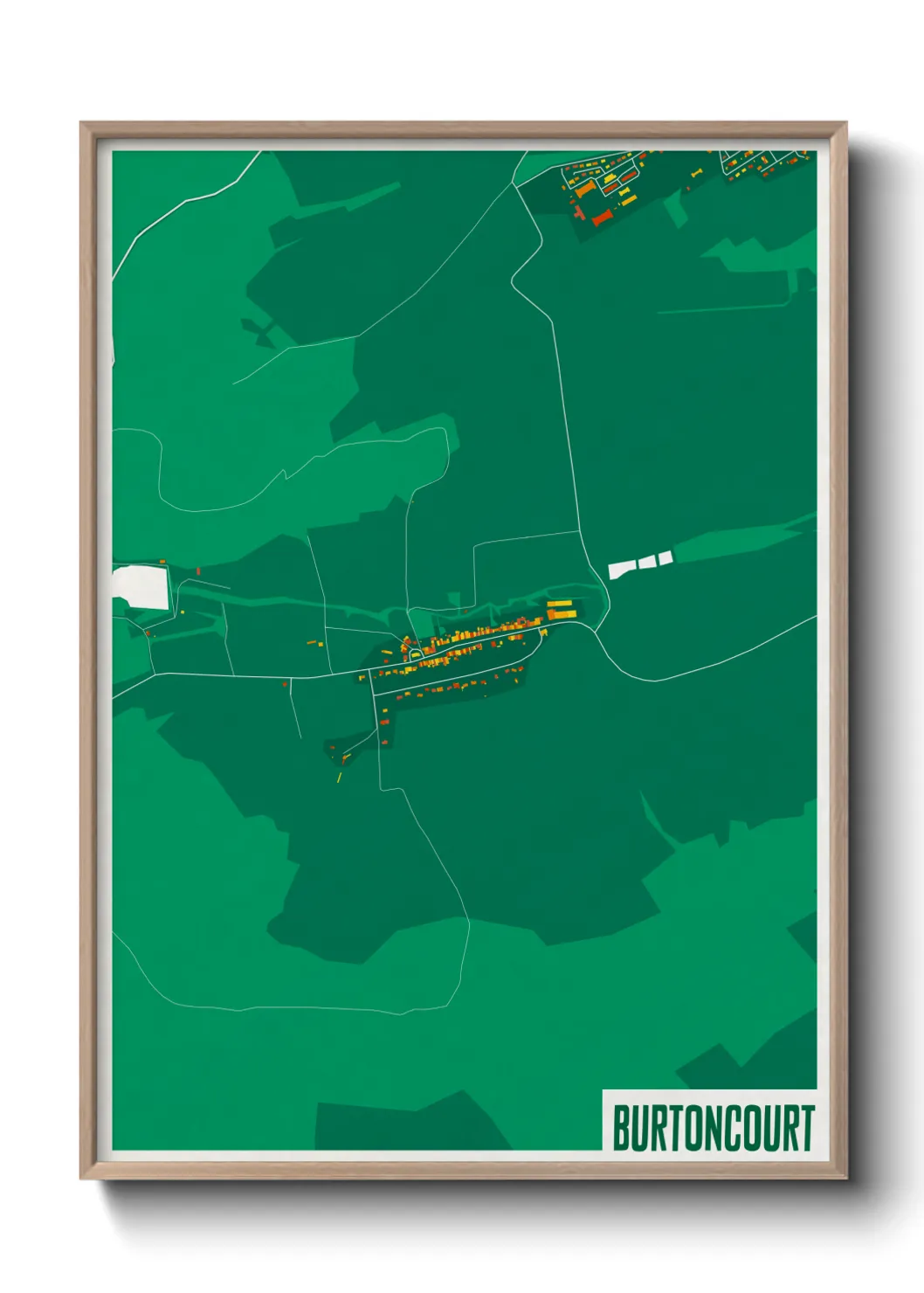 Un poster carteBurtoncourt