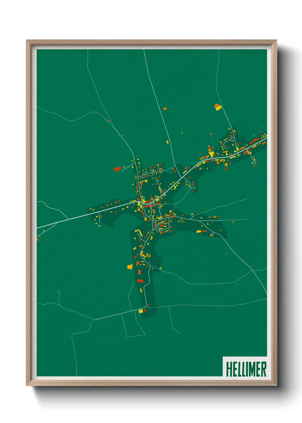 Une affiche de carte sur Hellimer