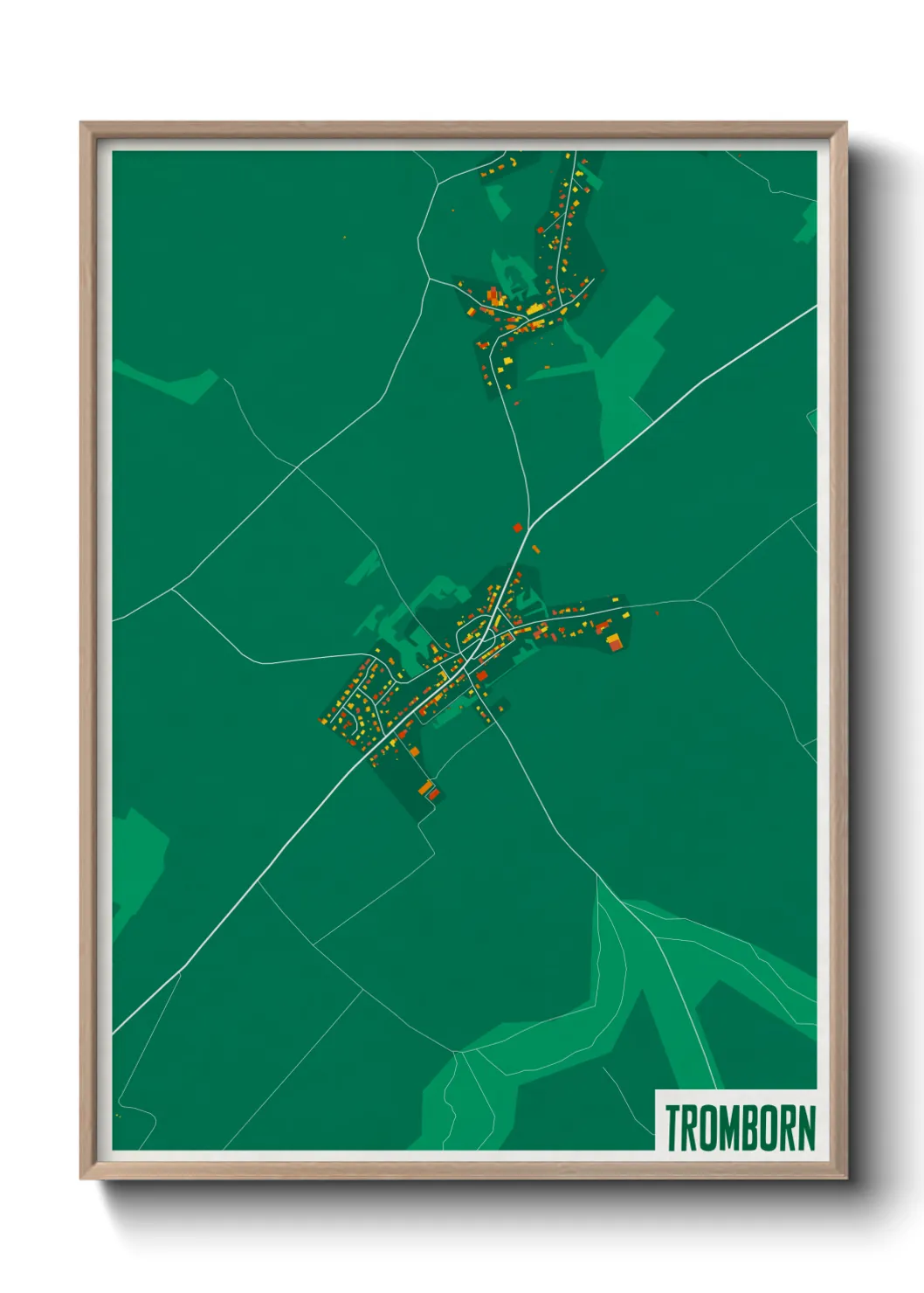 Une affiche de carte sur Tromborn