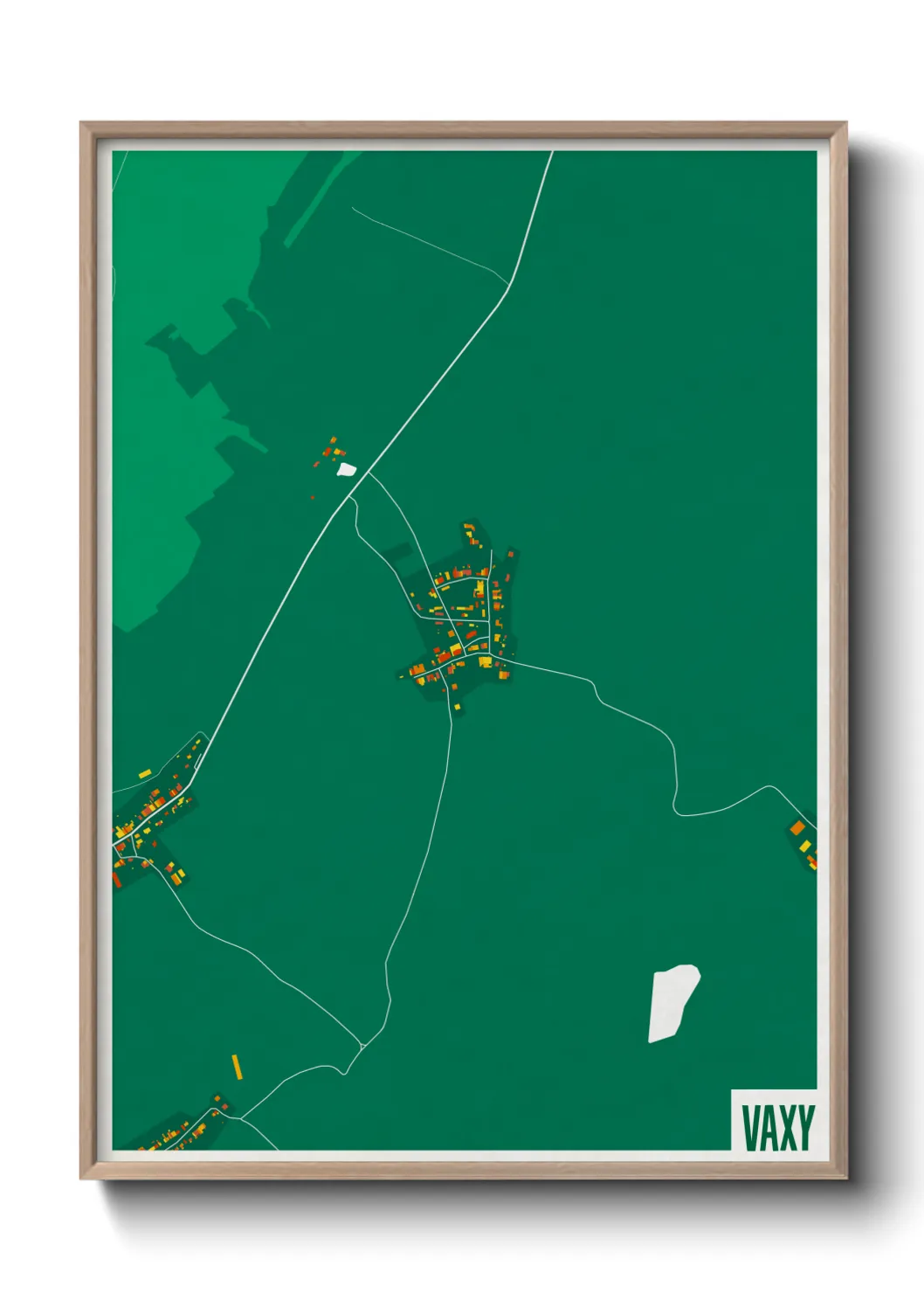 Une affiche de carte sur Vaxy