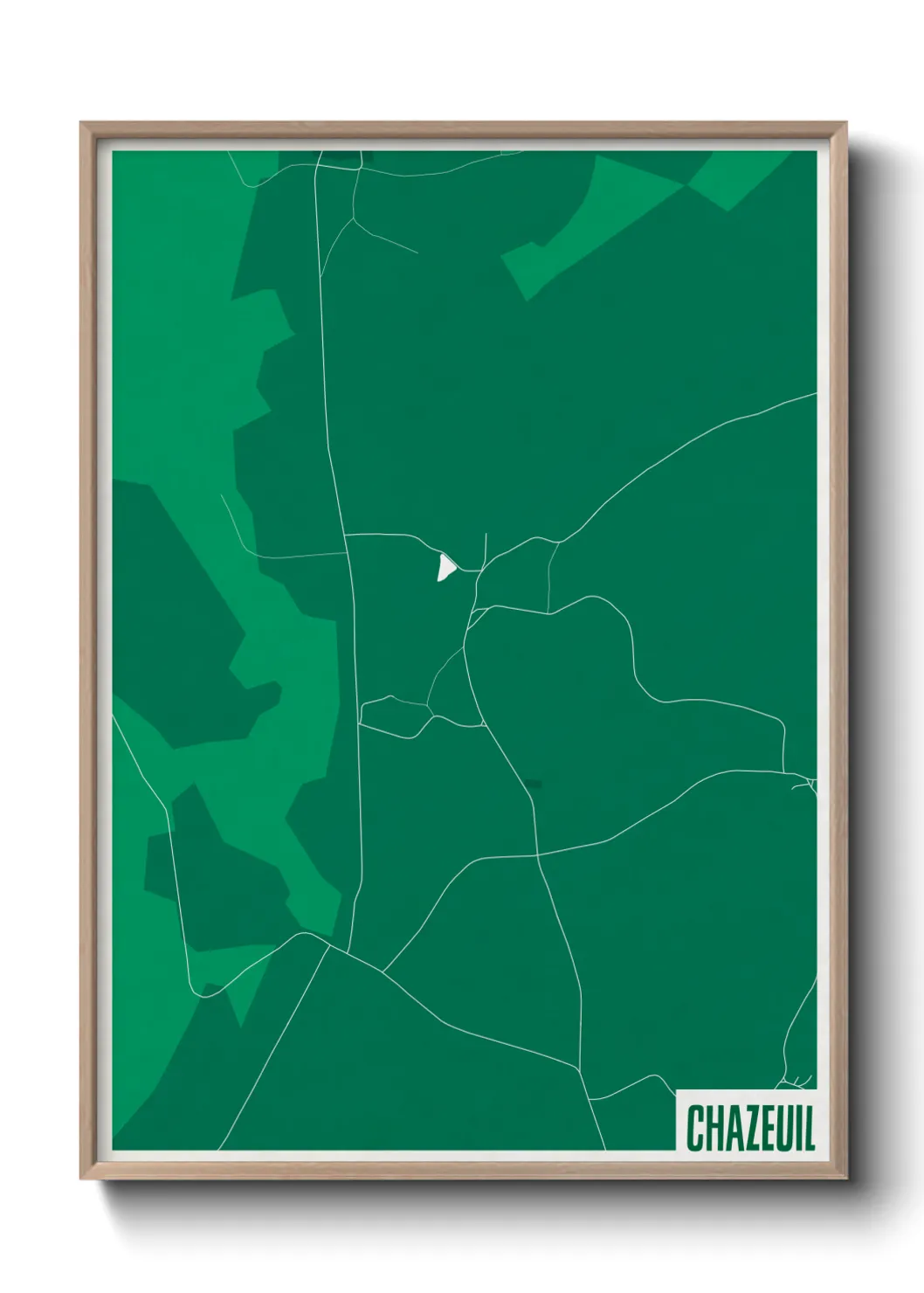 Un poster carteChazeuil