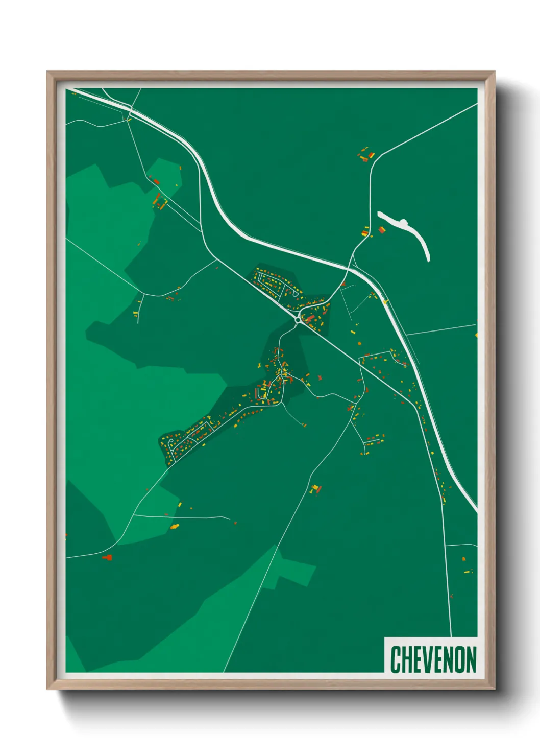 Un poster carteChevenon