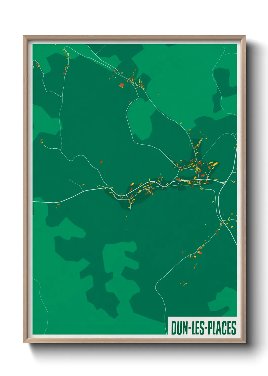 Un poster carteDun-les-Places