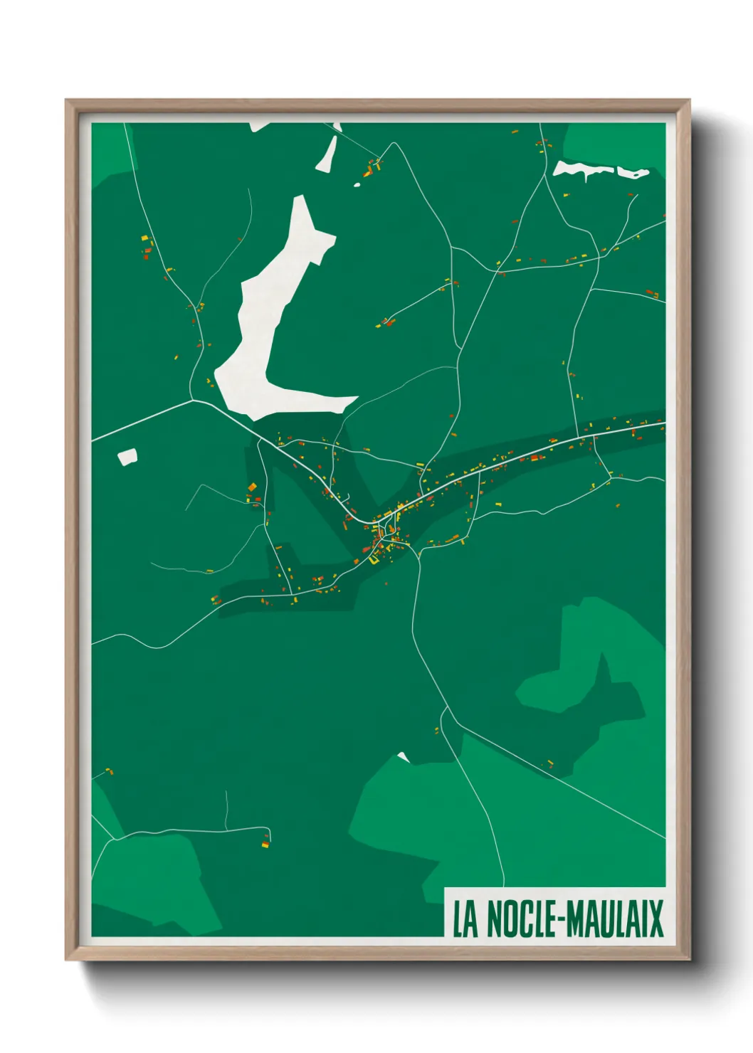 Un poster carteLa Nocle-Maulaix