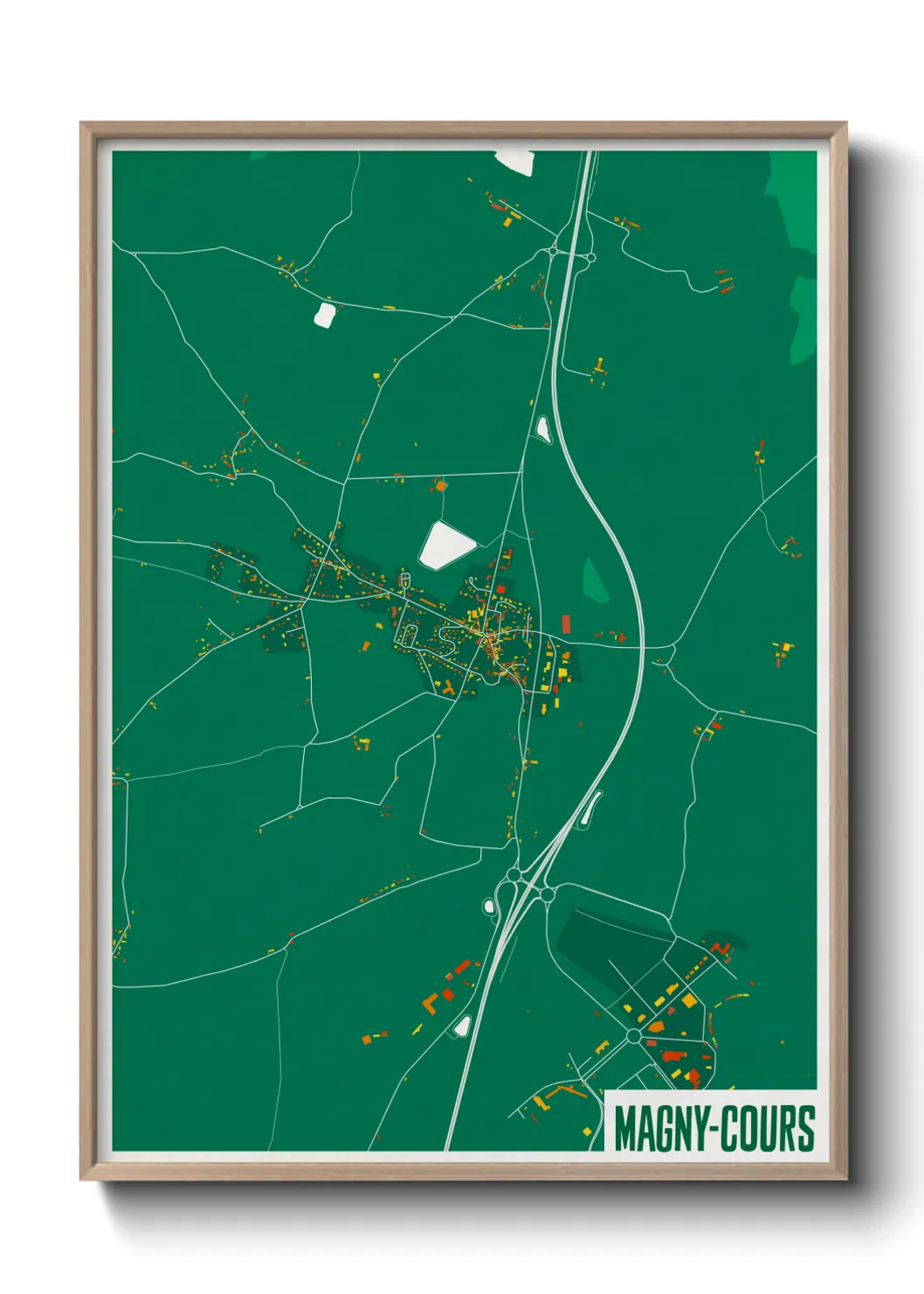 Un poster carteMagny-Cours