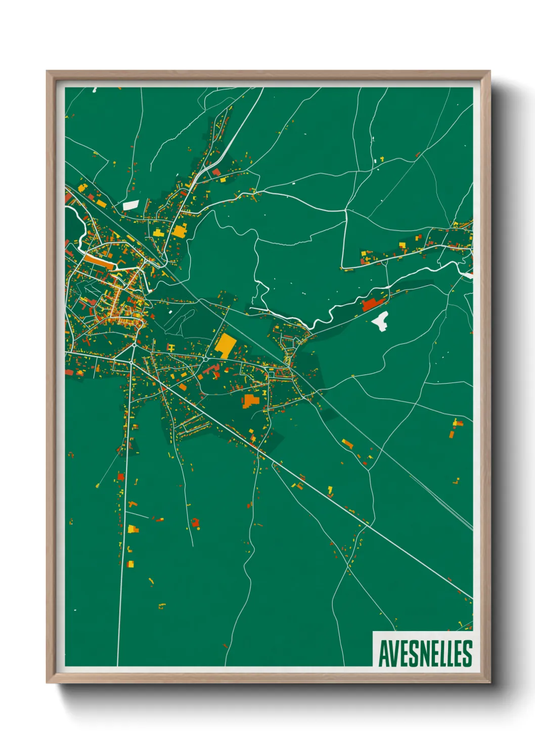 Un poster carteAvesnelles