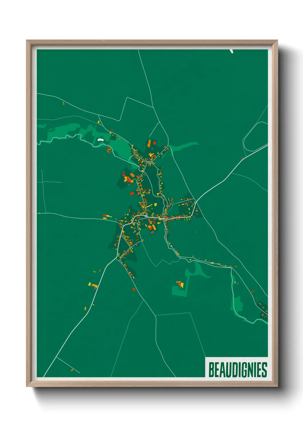 Un poster carteBeaudignies