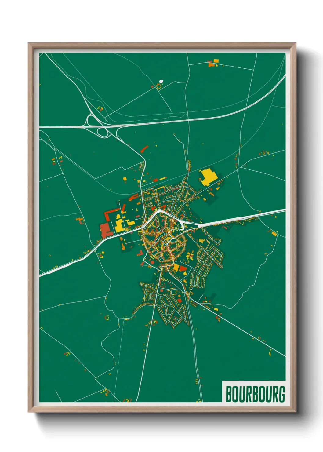 Un poster carteBourbourg