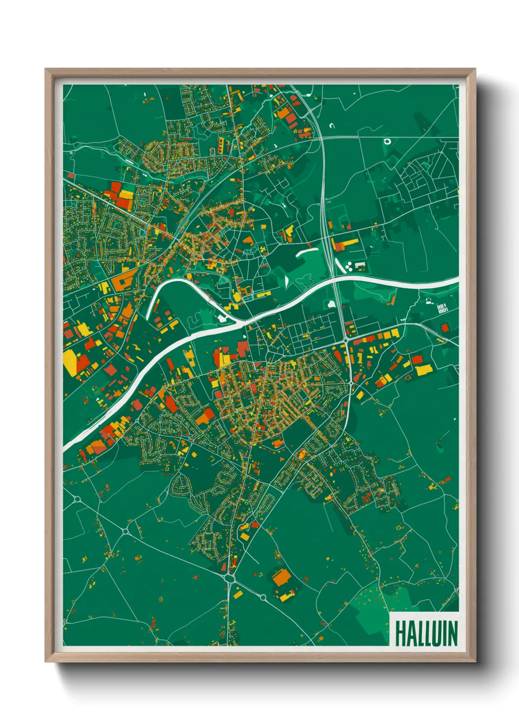 Un poster carteHalluin