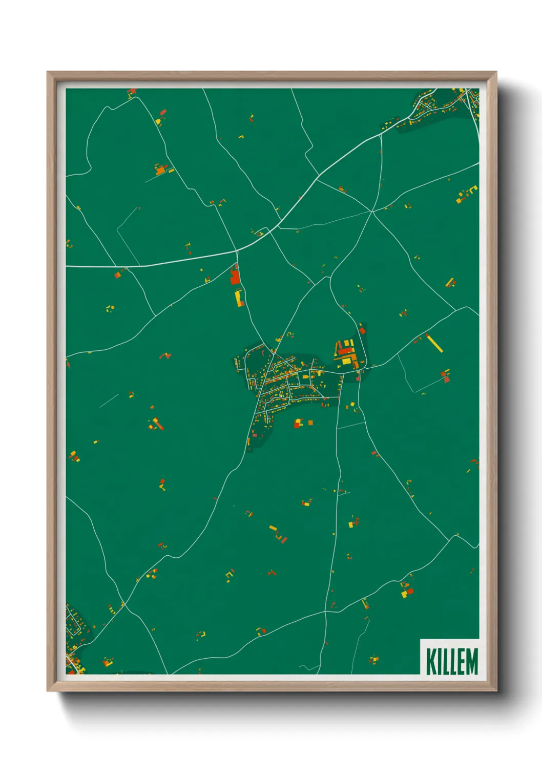 Une affiche de carte sur Killem