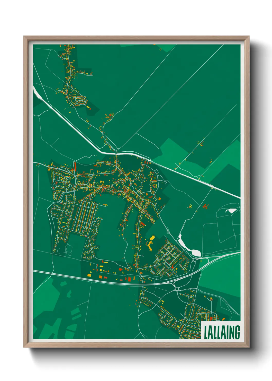 Un poster carteLallaing