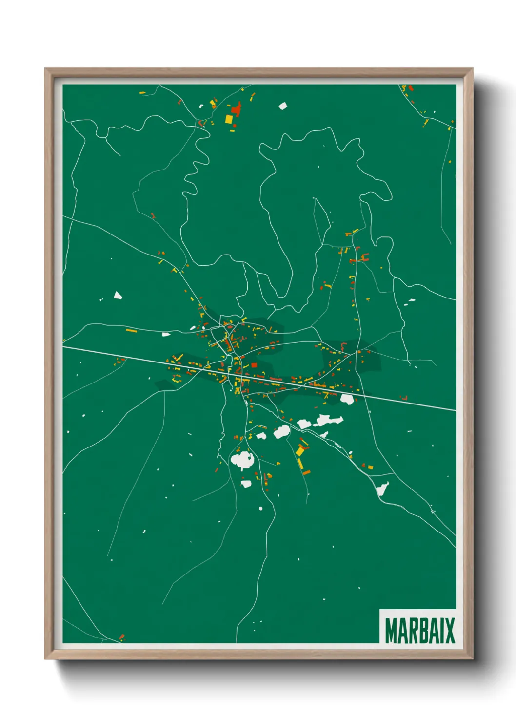 Un poster carteMarbaix