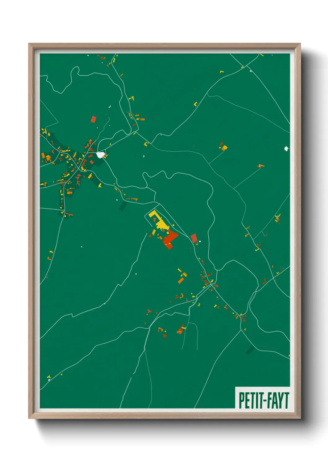 Un poster cartePetit-Fayt