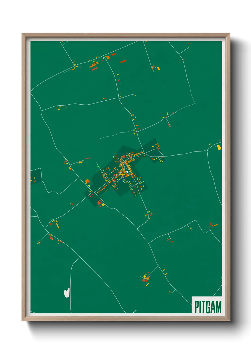 Une affiche de carte sur Pitgam