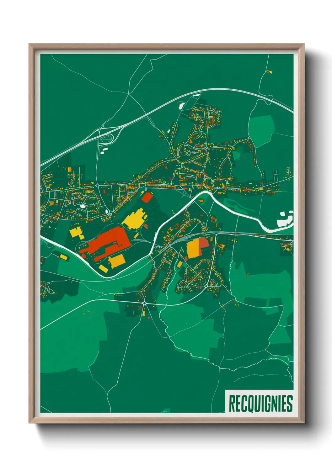 Un poster carteRecquignies