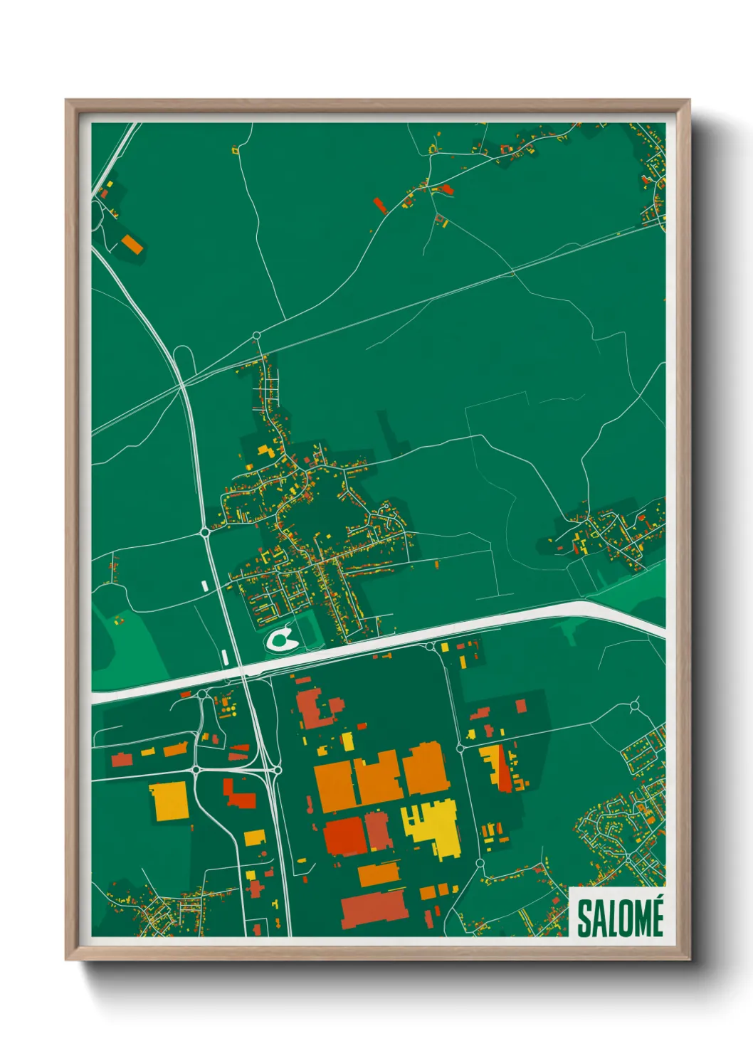 Une affiche de carte sur Salomé