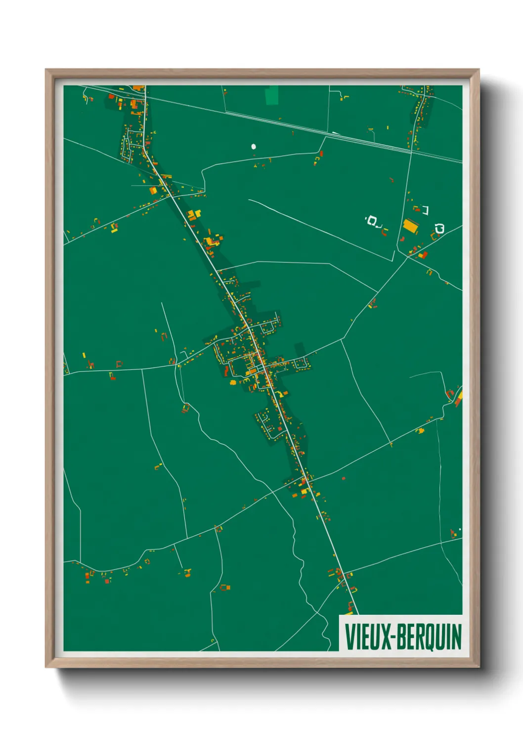 Un poster carteVieux-Berquin