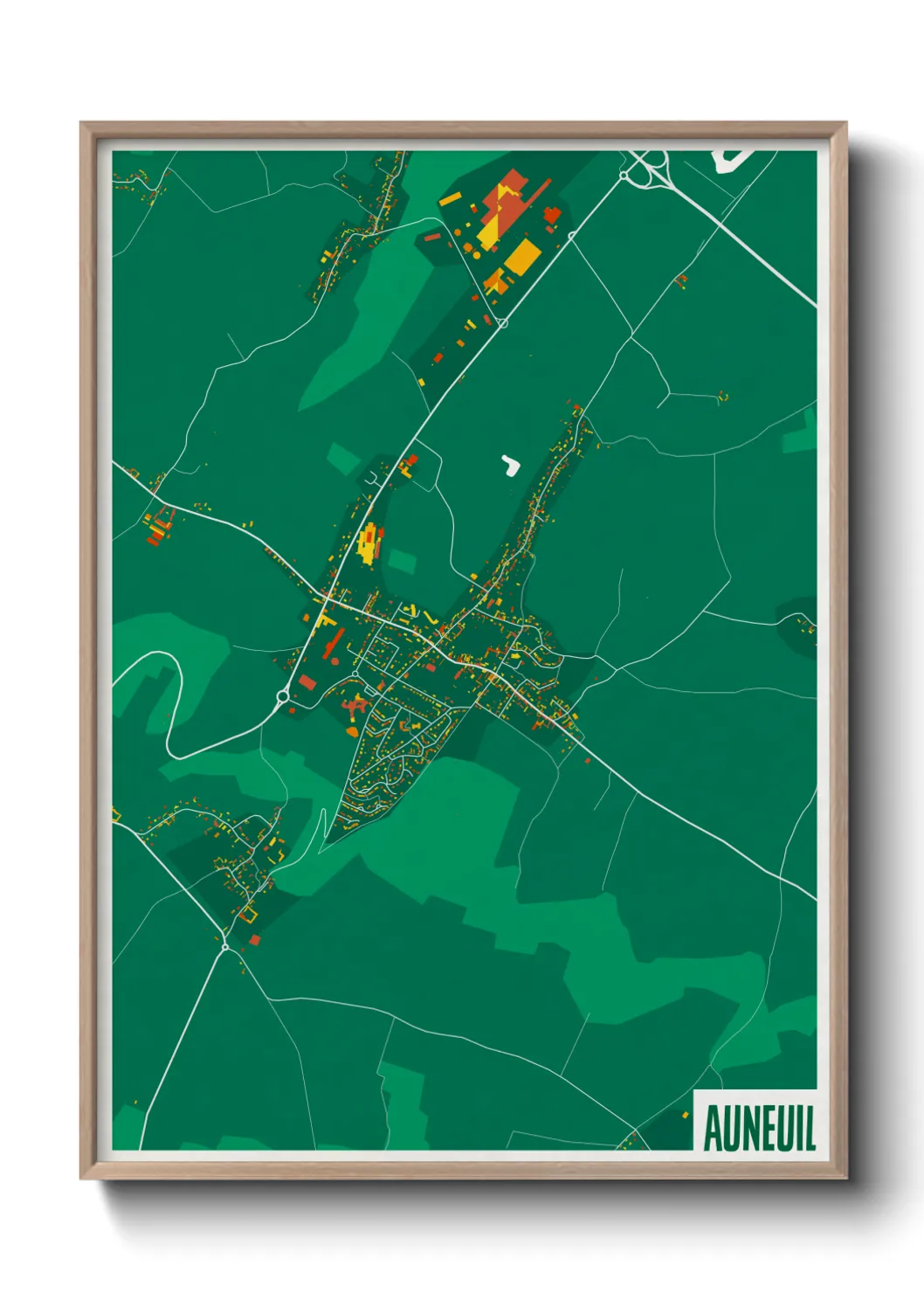 Un poster carteAuneuil