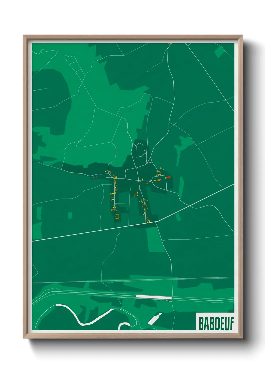 Une affiche de carte sur Baboeuf