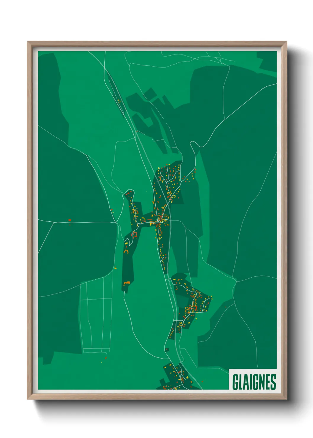 Un poster carteGlaignes