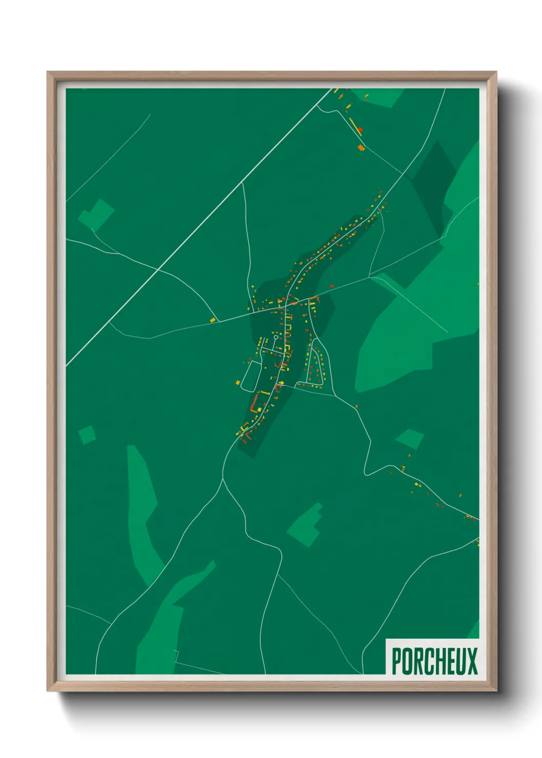 Un poster cartePorcheux