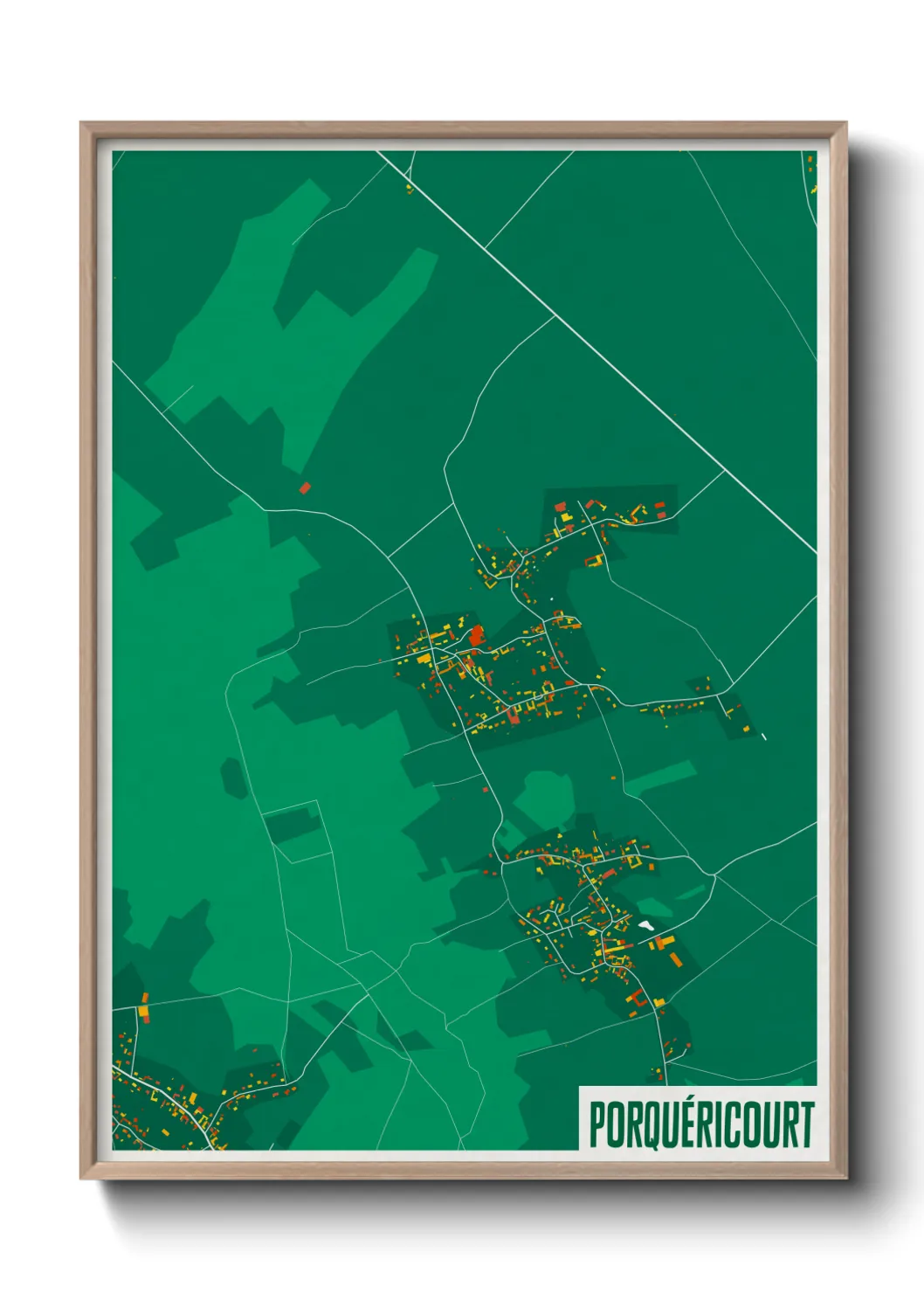 Un poster cartePorquéricourt