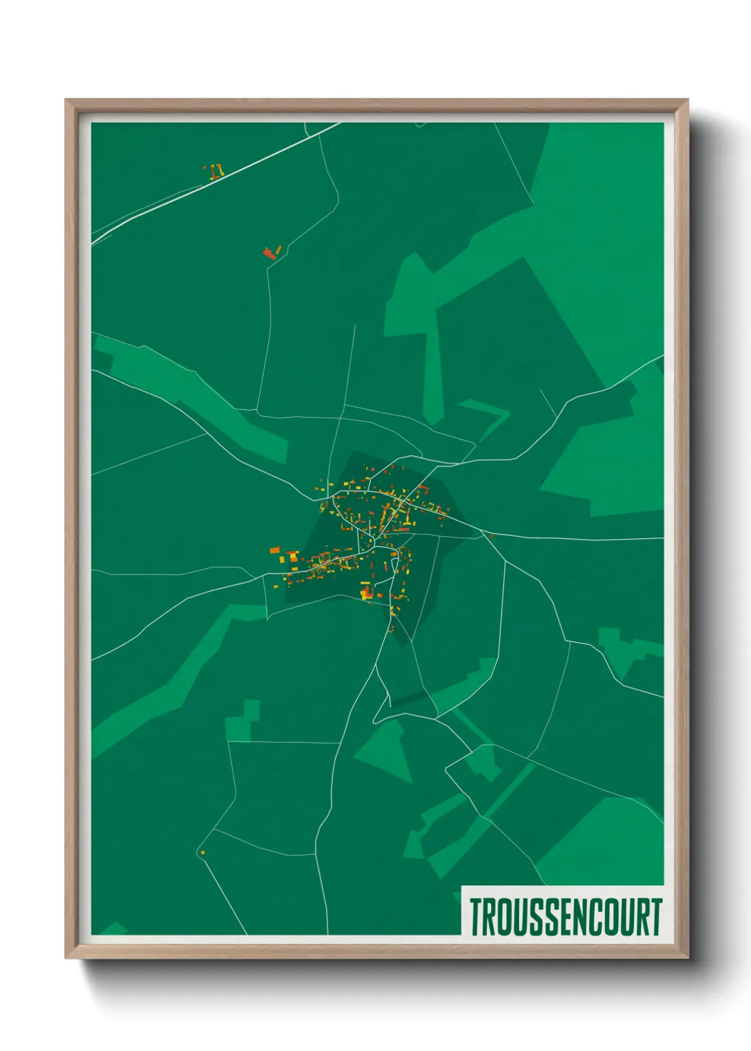 Un poster carteTroussencourt