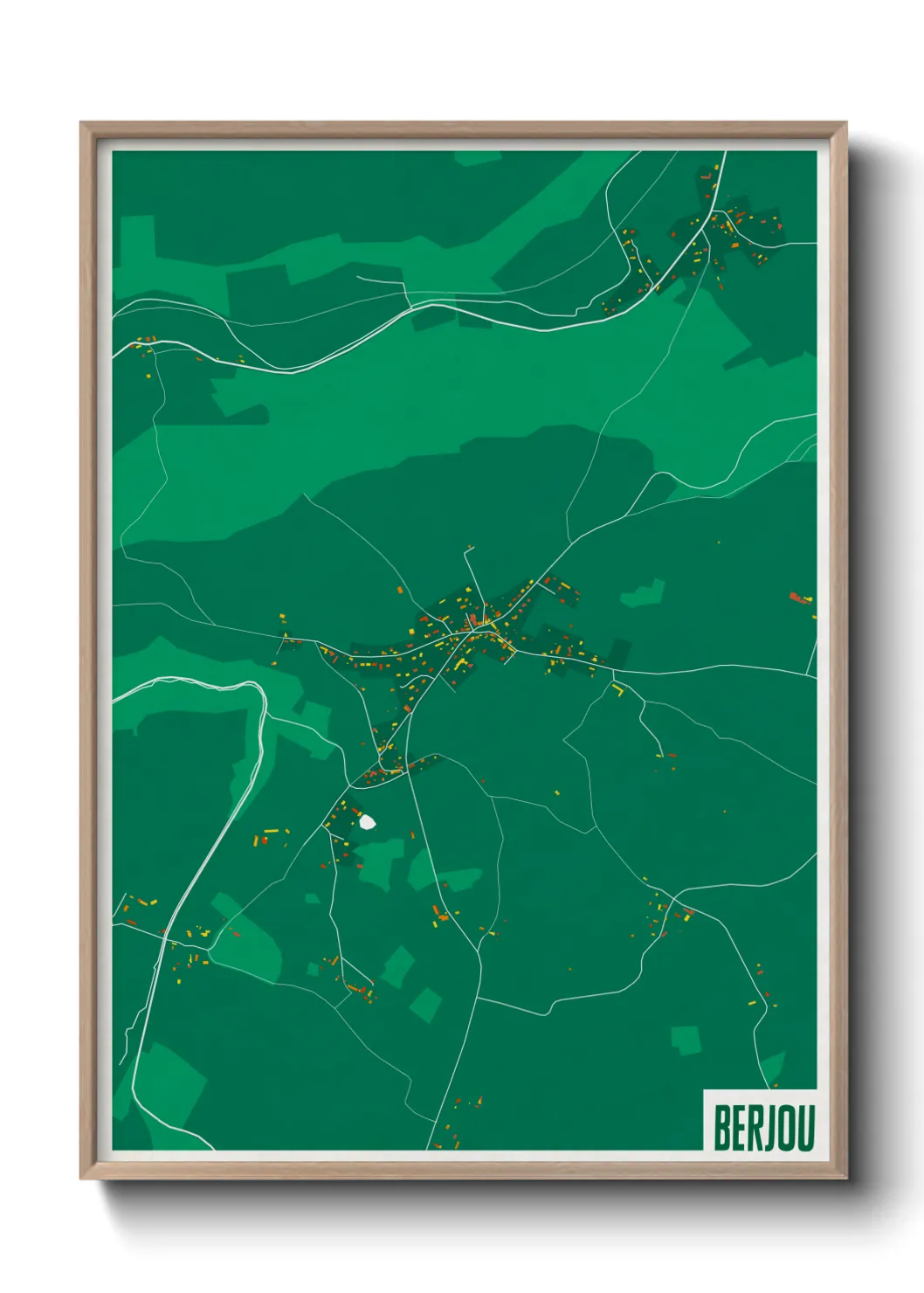 Un poster carteBerjou