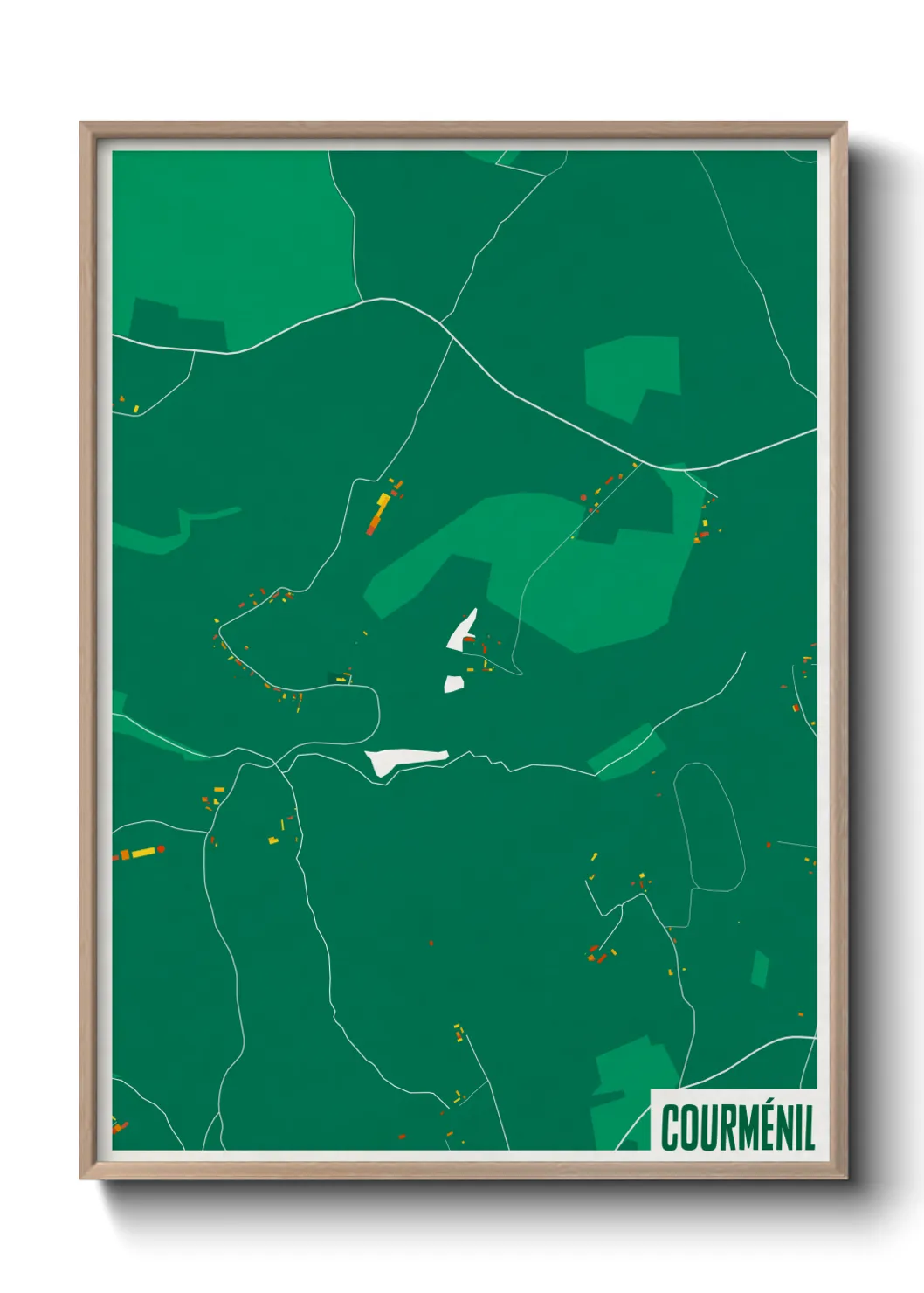 Un poster carteCourménil
