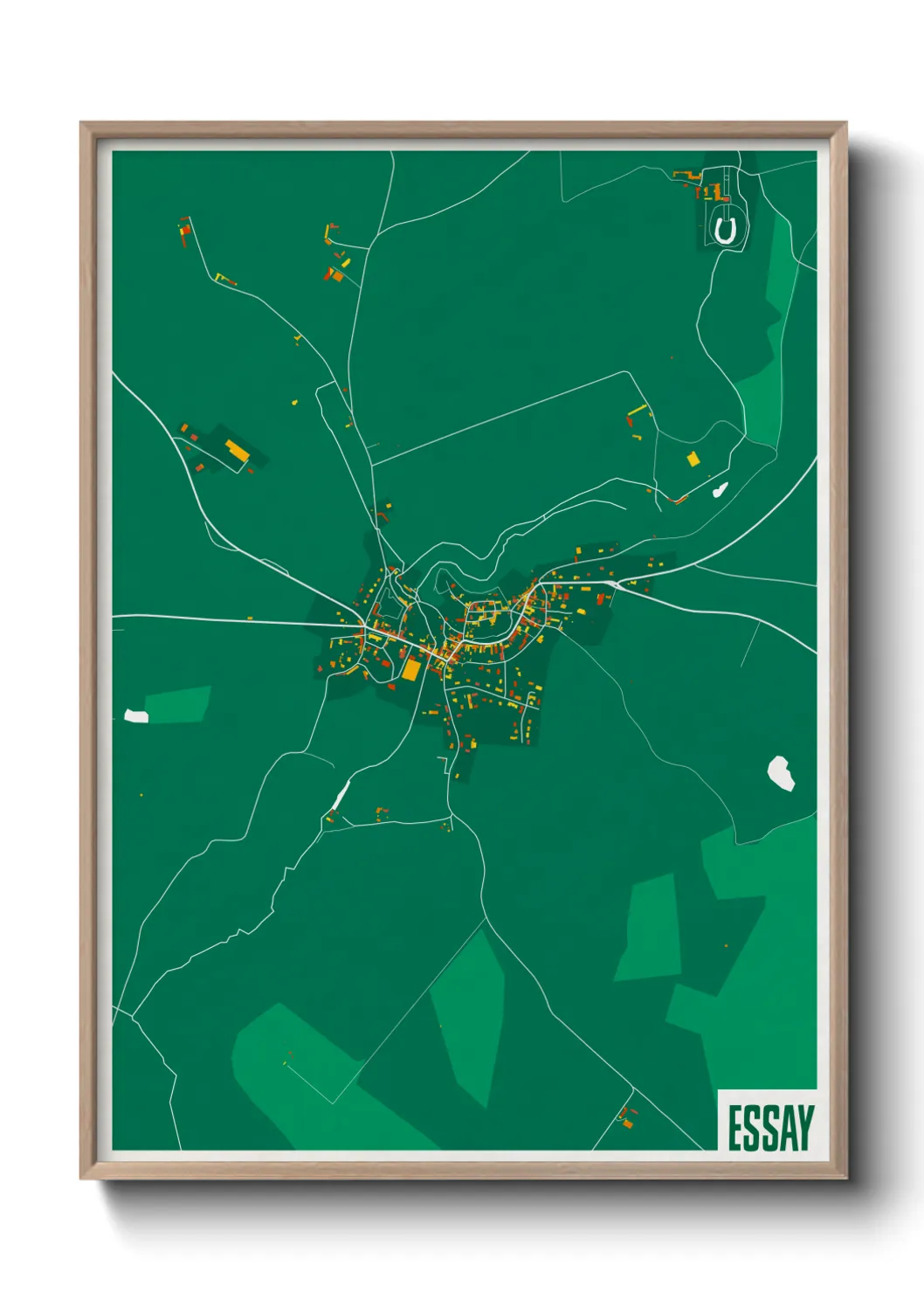 Une affiche de carte sur Essay