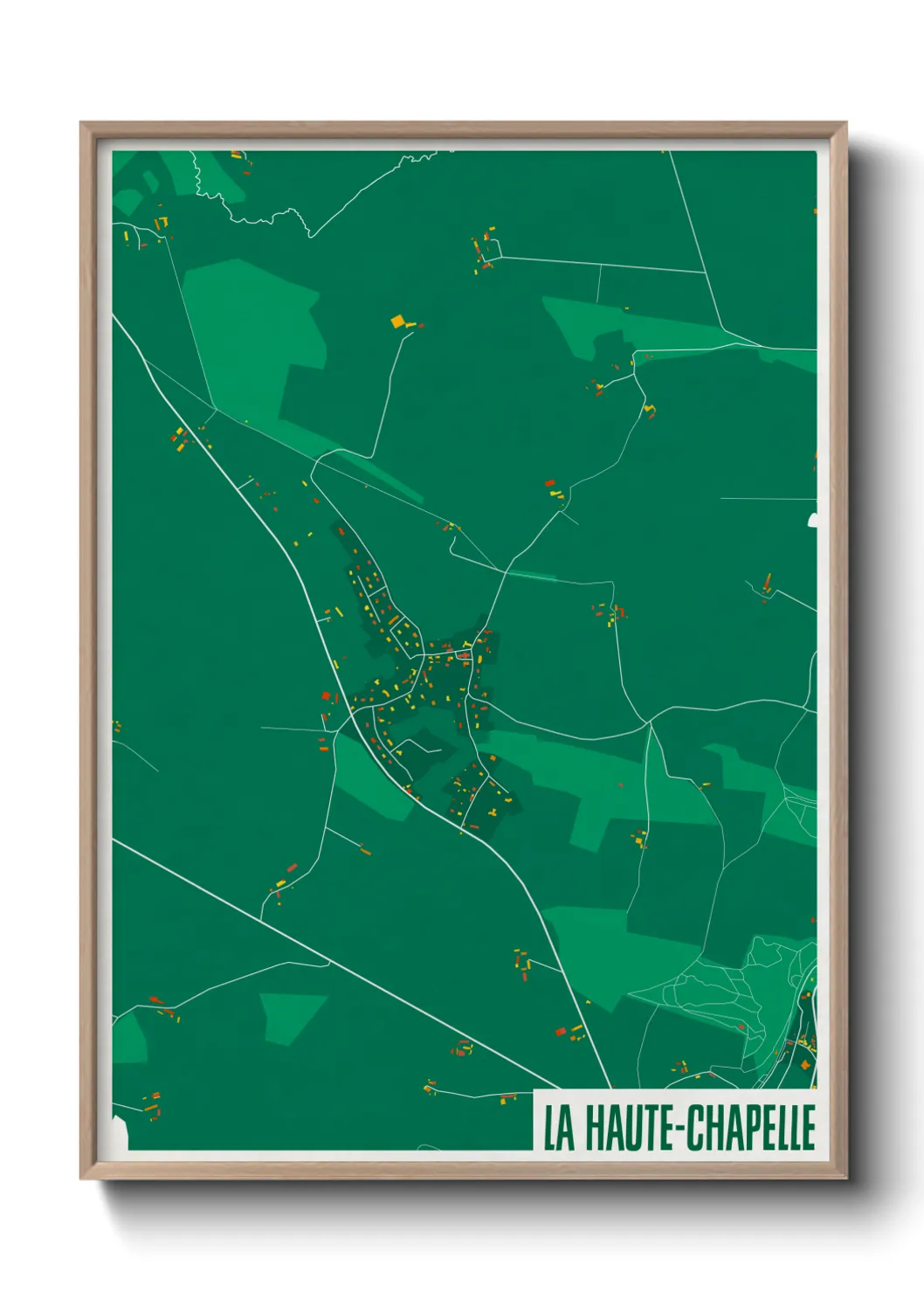 Un poster carteLa Haute-Chapelle