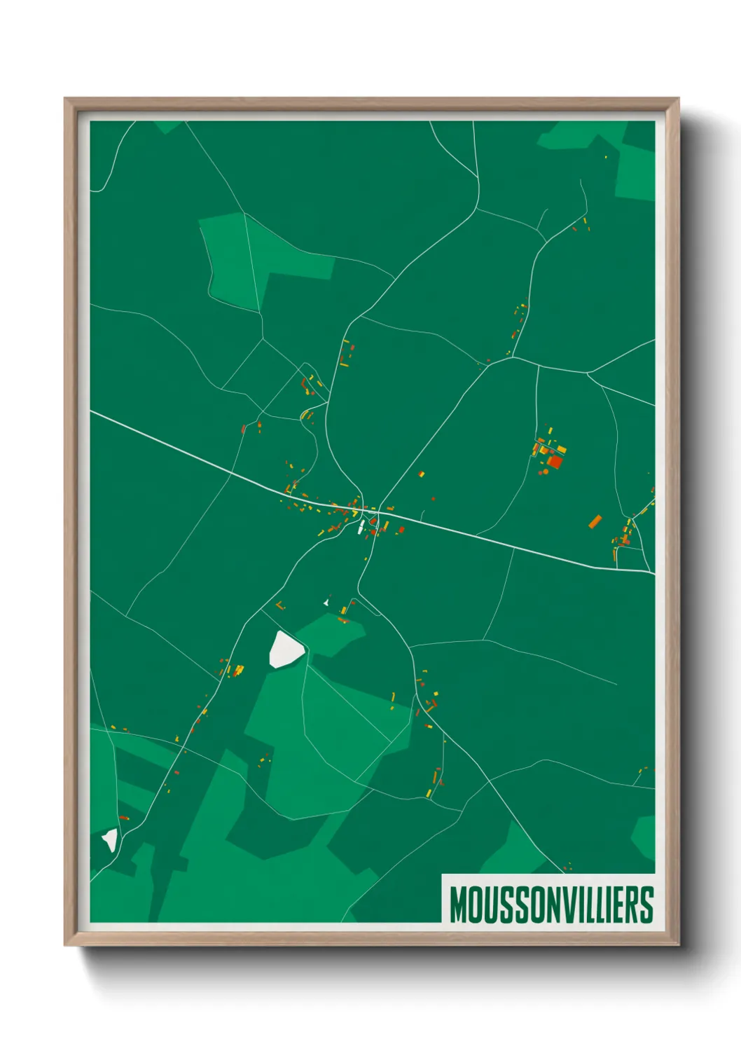 Une affiche de carte sur Moussonvilliers