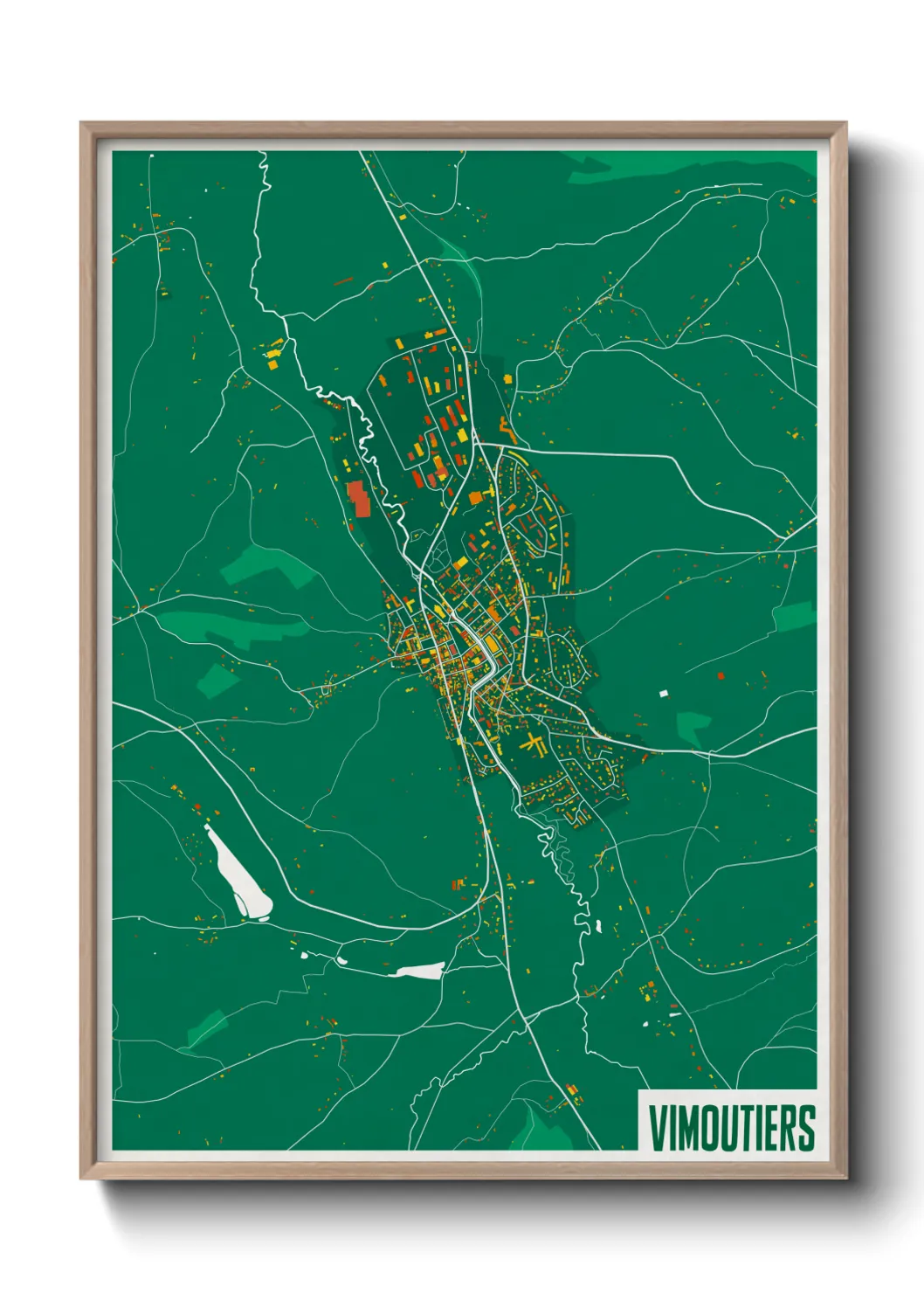 Un poster carteVimoutiers