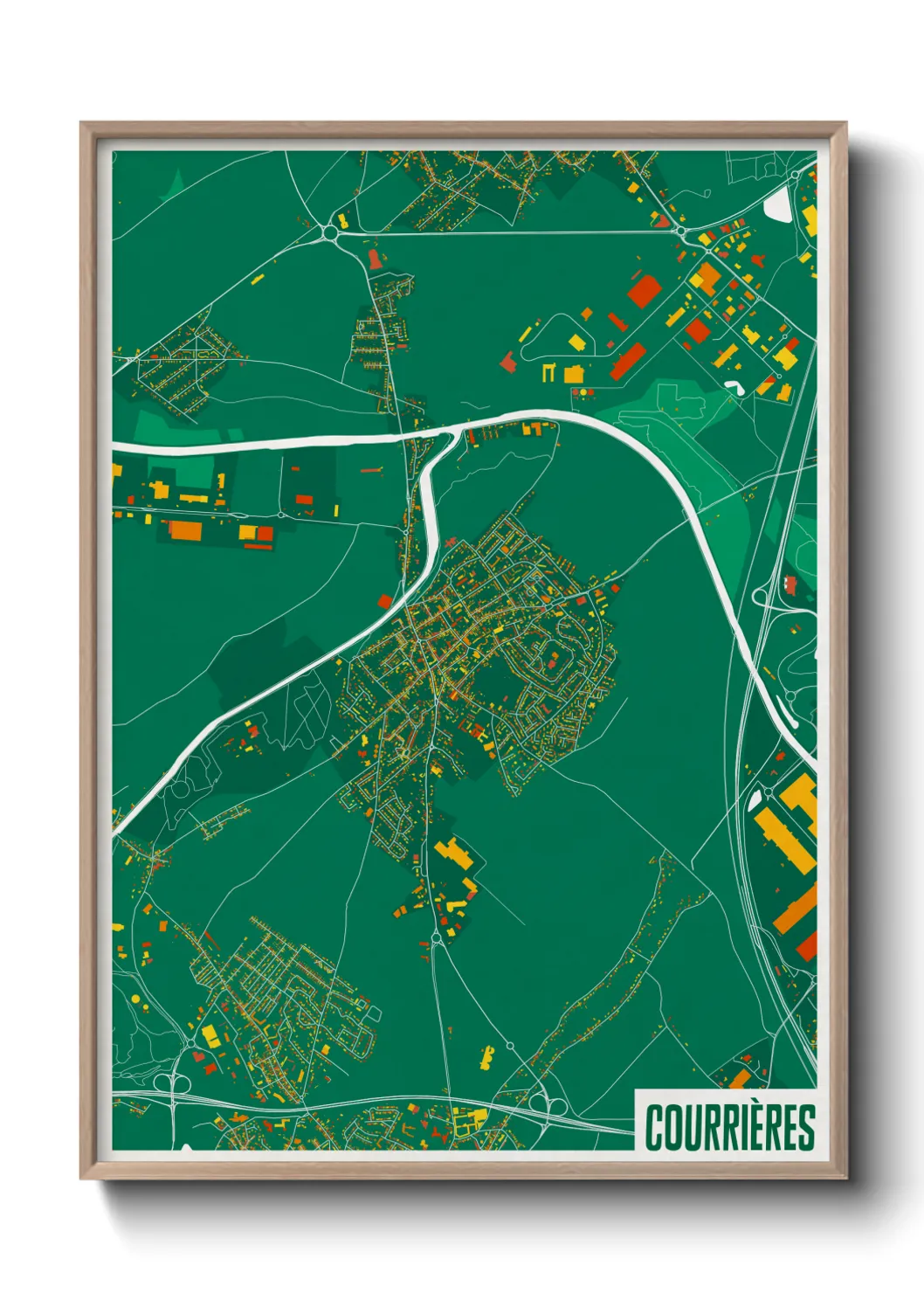 Un poster carteCourrières