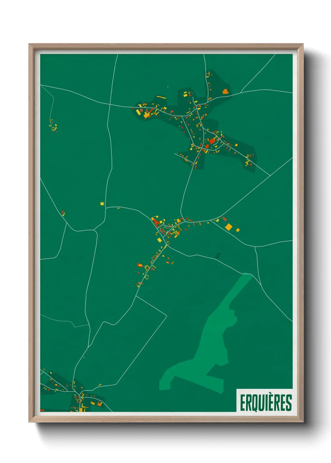 Un poster carteErquières