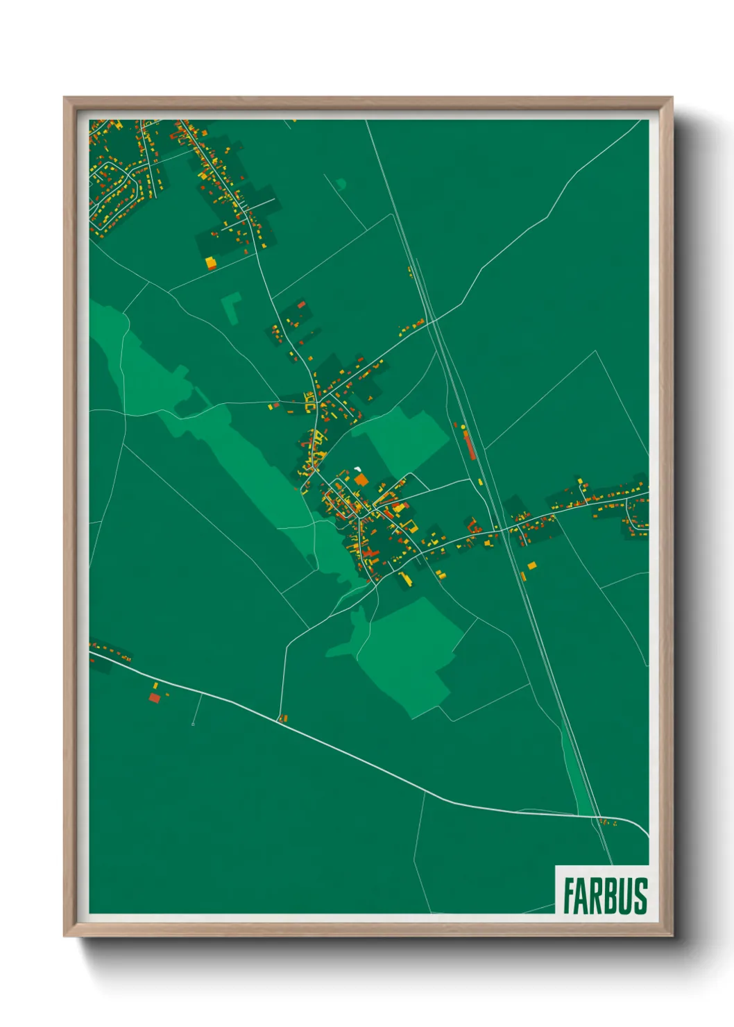 Une affiche de carte sur Farbus