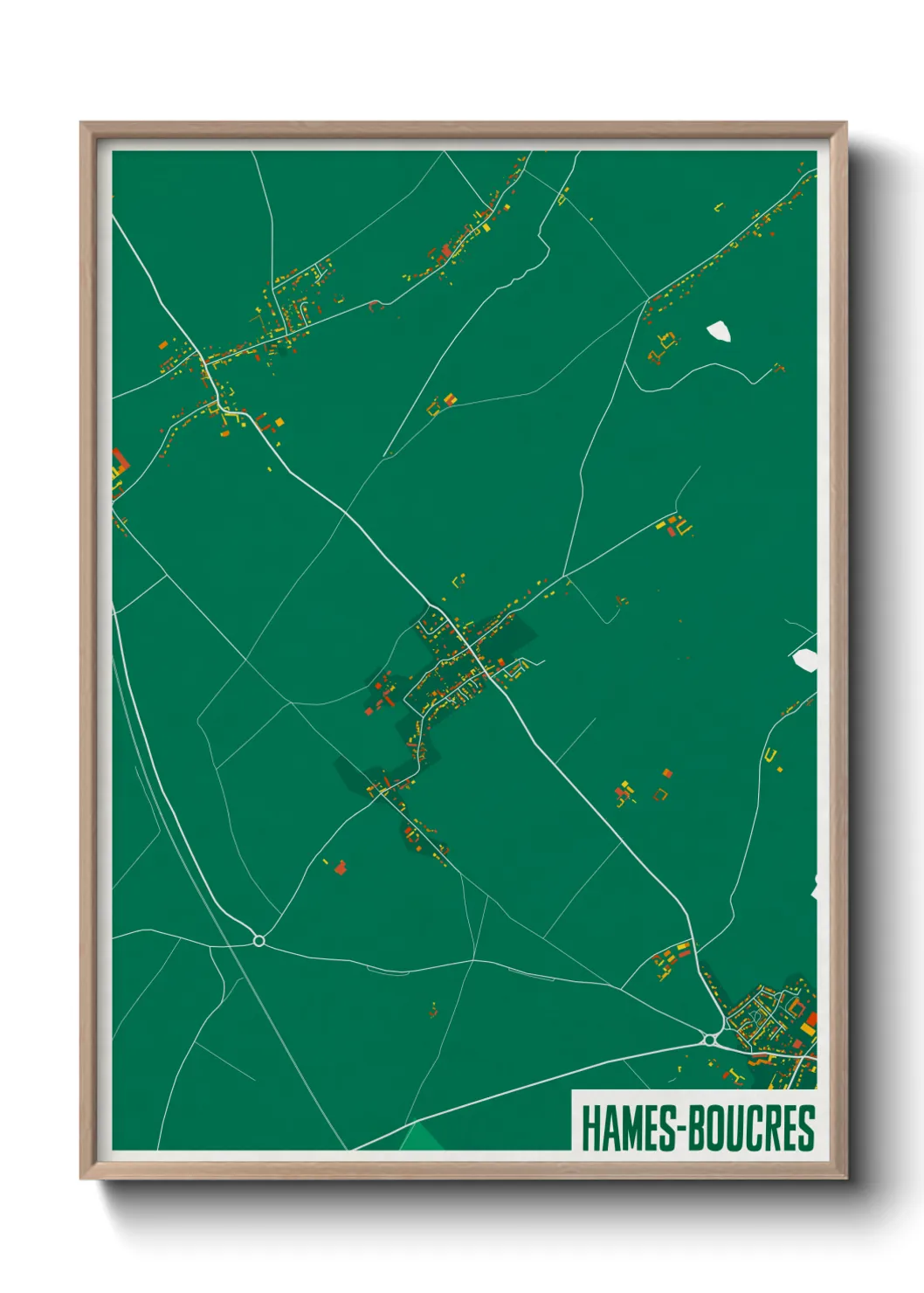 Un poster carteHames-Boucres